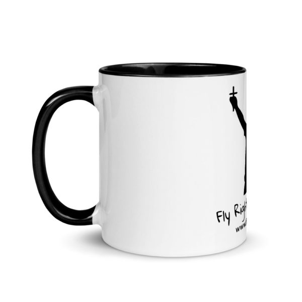 white ceramic mug with color inside black 11oz left 60cae025a7de6