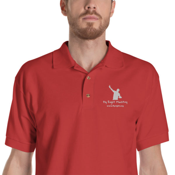 classic polo shirt red zoomed in 60f665fd3dbd7