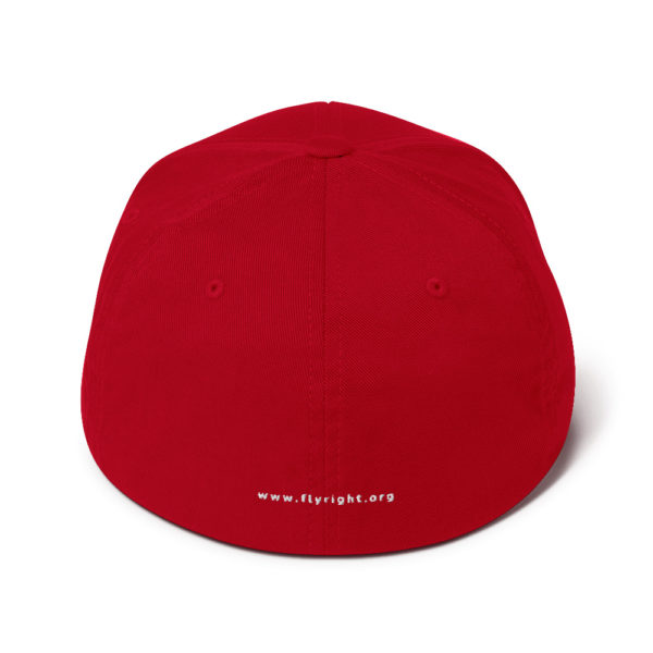 closed back structured cap red back 60f66306bdfaf