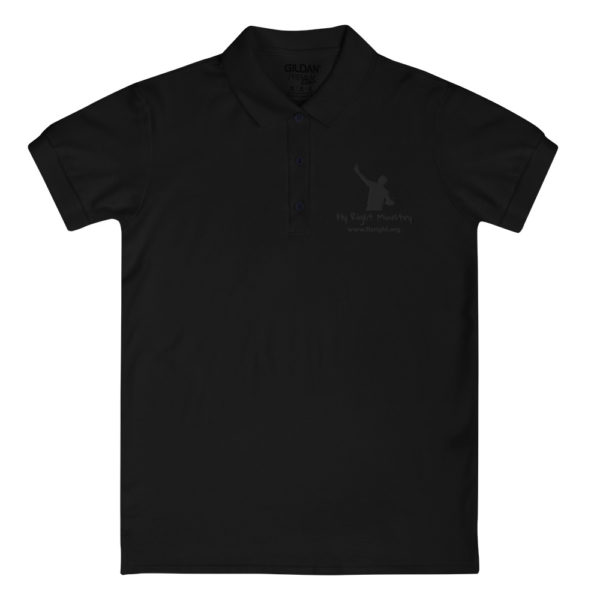 premium polo shirt black front 60f66c63bdd02