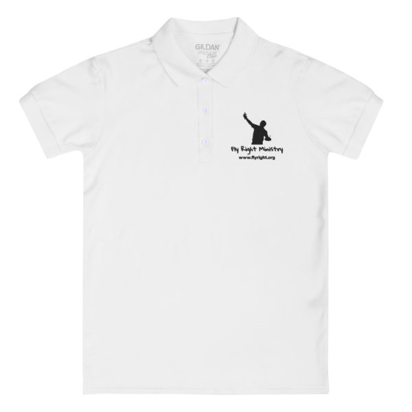 premium polo shirt white front 60f66c63bda2a